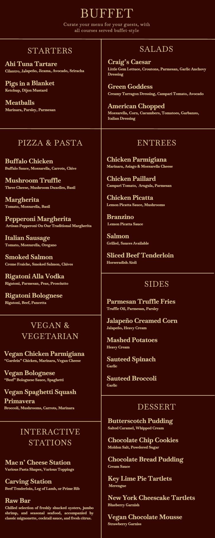Event Menus — page 5 of 10