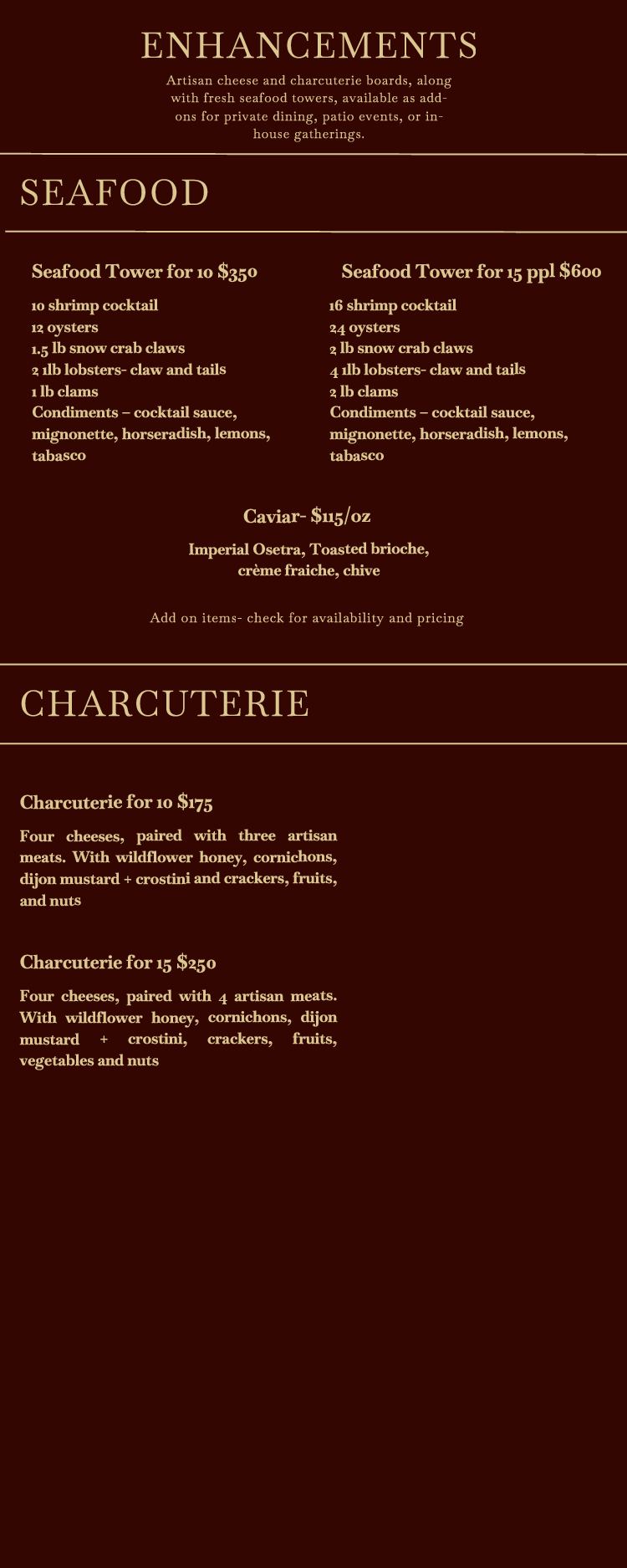 Event Menus — page 6 of 10